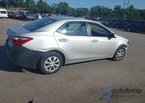 2016 Toyota Corolla L from USA, damaged, VIN 2T1BURHE0GC738401